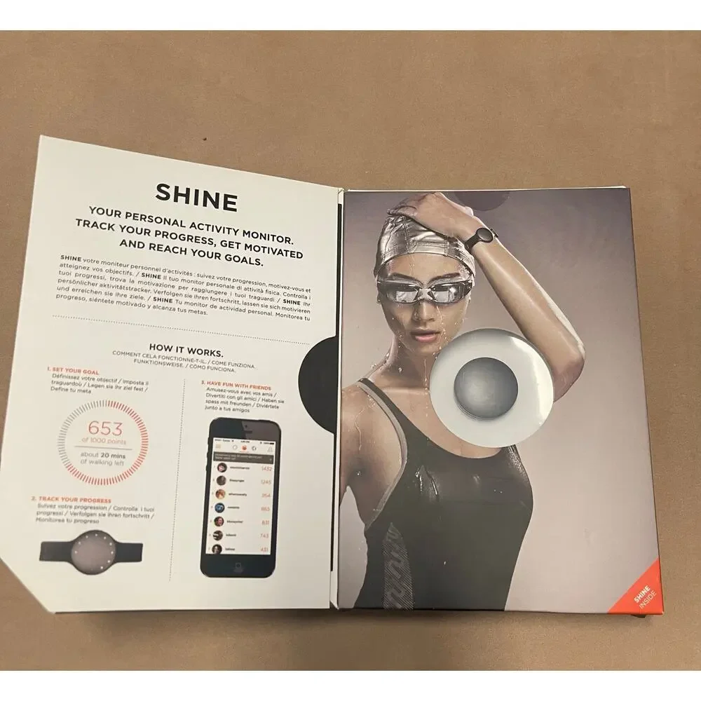 MISFIT Shine Fitness + Sleep Monitor Unisex Watch -Sealed/New in Box